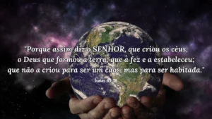 Um Deus organizado.
