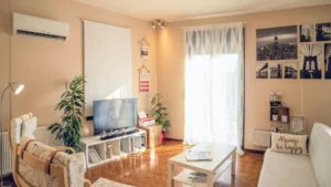 Uma casa organizada.